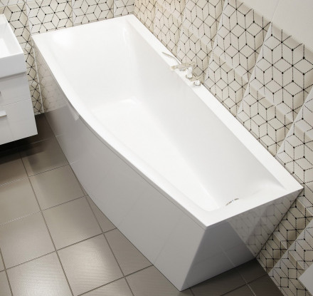 Ванна Astra-Form СКАТ 170x75 Solid Surface левая