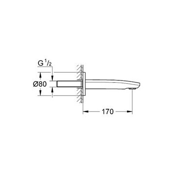 Grohe Eurostyle Cosmopolitan 13276 002 Излив 17 см