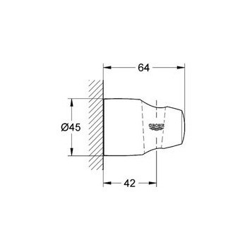 Grohe Movario 28403000 держатель ручного душа