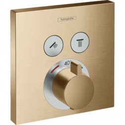 Hansgrohe ShowerSelect 15763140 смеситель термостат для душа на 2 потребителя (внешняя часть)