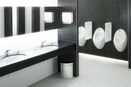Vitra Arkitekt 4106B003-5200 Писсуар со встроенным электронным сенсором (питание от батареек)
