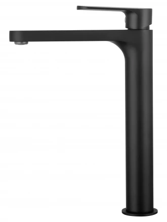 Wonzon &amp; Woghand WW-H1034-MB Смеситель для раковины высокий черный матовый