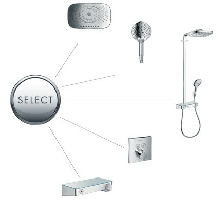 Hansgrohe Raindance Select E 300 3jet Showerpipe 27127000 Душевая стойка