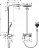 Hansgrohe Raindance Select E 300 3jet Showerpipe 27127000 Душевая стойка