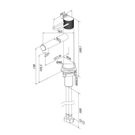 Iddis Duna DUNSB00i01 смеситель для раковины