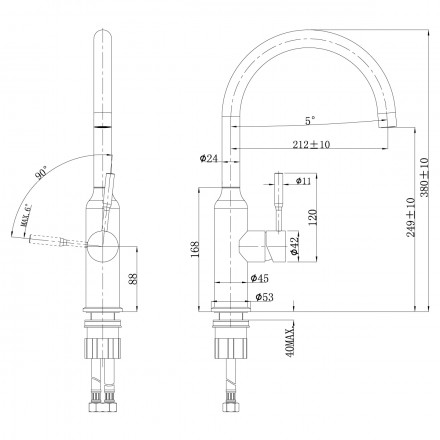 Lemark Expert LM5079S смеситель для кухни