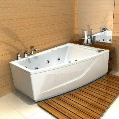 Aquatek Оракул 180x125 Акриловая ванна с гидромассажем правая