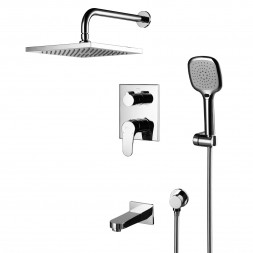 Lemark Shift LM4322C смеситель для ванны и душа, встраиваемый