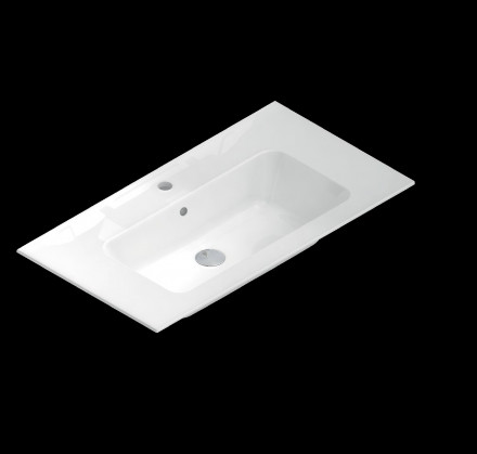 Kerama Marazzi Piano 85 раковина, белая глянцевая