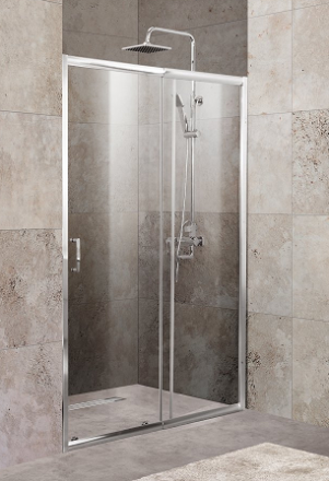Belbagno UNIQUE-BF-1-100/115-C-Cr Душевая дверь в нишу