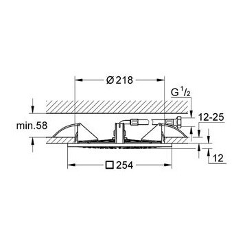 Grohe Rainshower F-Series 27467000 Верхний душ