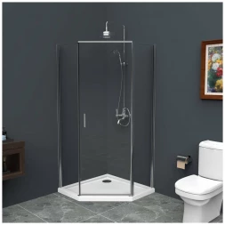 Belbagno UNO-195-P-1-90 душевой угол стекло прозрачное
