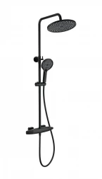 Wonzon &amp; Woghand Neo WW-B3035-A2-MB Душевая система с термостатом черный матовый