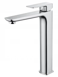 Wonzon &amp; Woghand Edge WW-88239003-CR Смеситель для раковины высокий черный матовый
