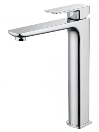 Wonzon &amp; Woghand Edge WW-88239003-CR Смеситель для раковины высокий черный матовый