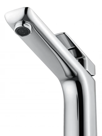 Wonzon &amp; Woghand Edge WW-88239003-CR Смеситель для раковины высокий черный матовый
