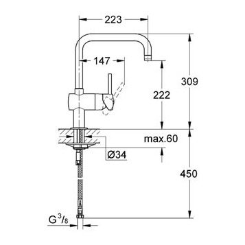 Grohe Minta 32488000 Смеситель для кухни