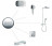 Hansgrohe Raindance Select E 300 3jet Showerpipe 27127400 Душевая стойка