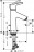 Hansgrohe Talis S 72020000 смеситель для раковины 110 мм