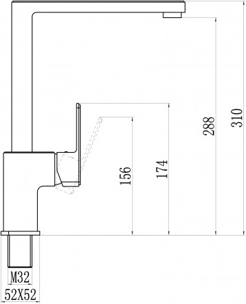 Savol S-600706F смеситель для кухонной мойки