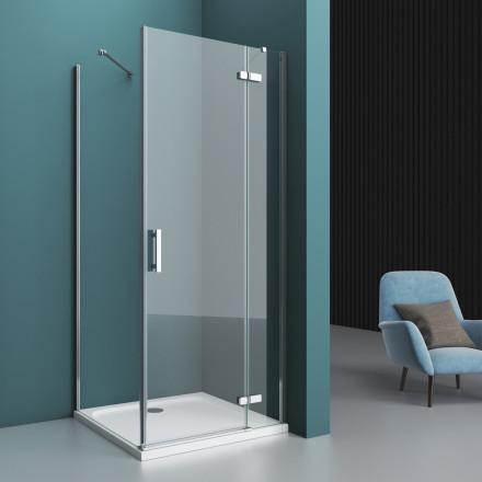 BelBagno KRAFT-AH-12-120/90-C-Cr-R душевой уголок