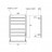 POINT Меркурий PN83856W П6 Полотенцесушитель электрический 500x600 (диммер справа, белый)
