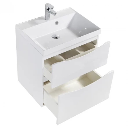 BelBagno KRAFT-900-1C-SO-BO тумба c раковиной подвесная с одним ящиком и одной открытой полкой