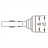Rose RG1112Q Стакан с держателем бронза