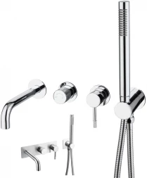 Boheme Uno 464-3-CR Смеситель для ванны