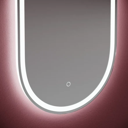 Sancos OV45F Oval зеркало с подсветкой 450х900