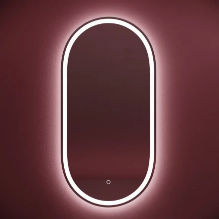 Sancos OV45F Oval зеркало с подсветкой 450х900