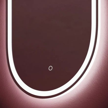 Sancos OV45F Oval зеркало с подсветкой 450х900