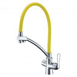 Lemark Comfort LM3070C-Yellow смеситель для кухни с подключением к фильтру с питьевой водой