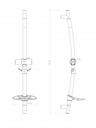 Lemark LM8064C Стойка для душа