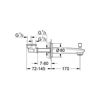 Grohe Eurostyle Cosmopolitan 13277 002 Излив 17 см