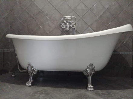 Ванна Castone Даллас 168x78 на ножках (золото)