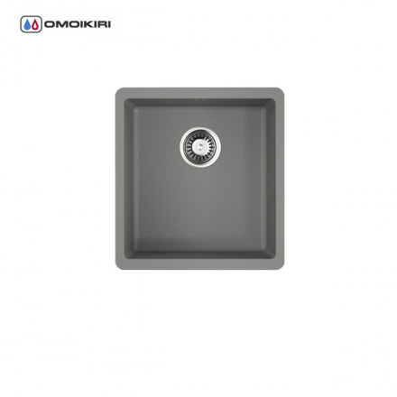 Omoikiri Kata 40-U-GR мойка 400x420 leningrad grey