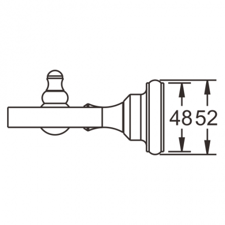Rose RG1122Q Два стакана с держателем бронза