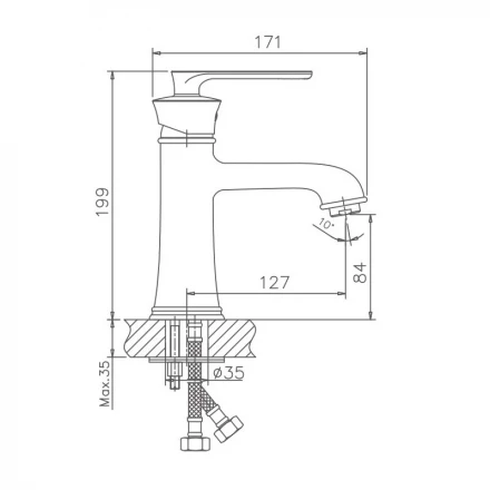Haiba HB10181-5 Смеситель для раковины