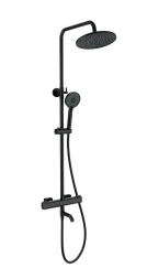 Wonzon &amp; Woghand Stay WW-B3051-A-MB Душевая система с термостатом черный матовый