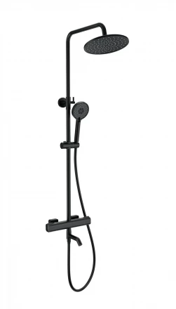 Wonzon &amp; Woghand Stay WW-B3051-A-MB Душевая система с термостатом черный матовый