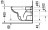 Duravit D-Code 45700900A1 Rimless подвесной унитаз с сиденьем