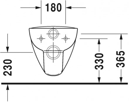 Duravit D-Code 45700900A1 Rimless подвесной унитаз с сиденьем