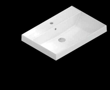 Kerama Marazzi Cubo 70 раковина, белая глянцевая