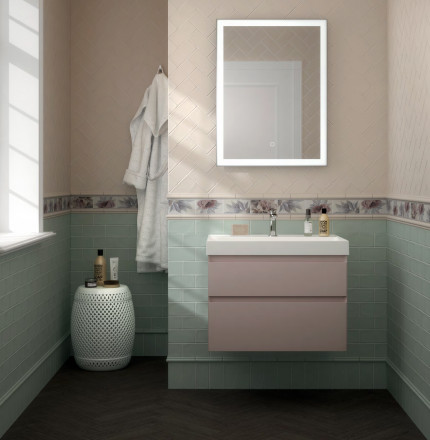 Kerama Marazzi Cubo 70 раковина, белая глянцевая