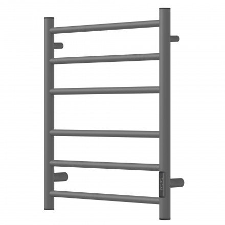 POINT Аврора PN10856GR П6 Полотенцесушитель электрический 500x600 диммер справа