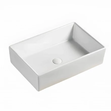 Milleau Miel MU7060B-GW Раковина накладная 60x38.5x16 белый глянец