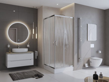 BelBagno UNO-195-A-2-100-CH-CR душевой уголок