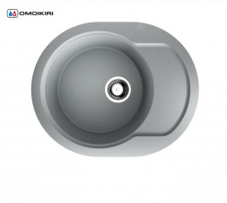 Omoikiri ManOmoikiri Maru 62-GR мойка 620x500 leningrad grey