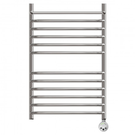 POINT Альфа PN05158SPE П11 500x800 полотенцесушитель электрический с полкой левый/правый, хром